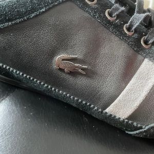 Men's Lacoste Black Sneakers Sz 10 US